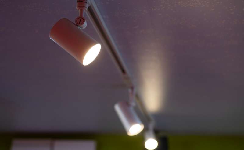 調光ライト完備