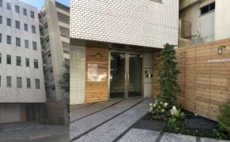 建物外観です。おしゃれなデザイナーズビルになります。