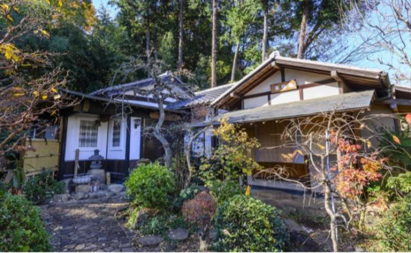 階段を上った景色です