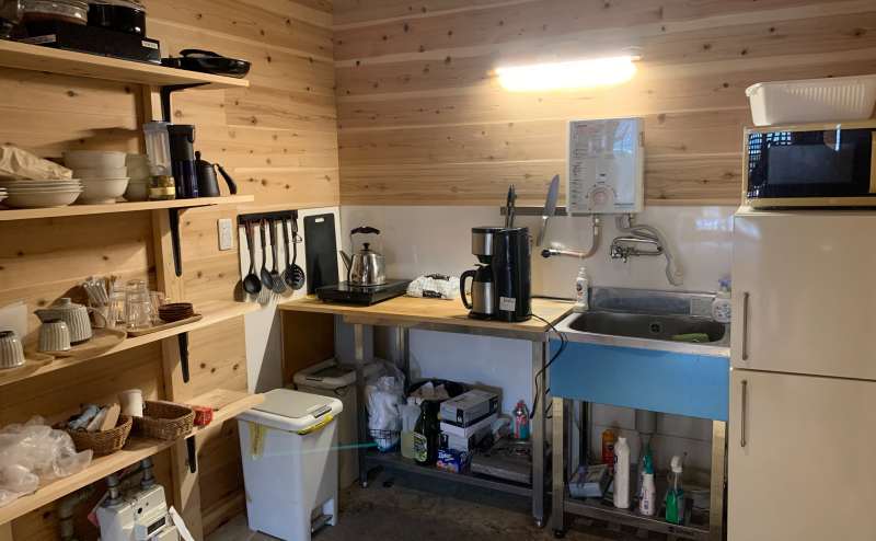 冷蔵庫・レンジ・コーヒーメーカーご利用可能です