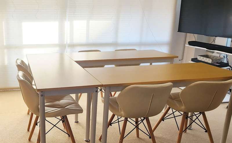 日中の室内の様子