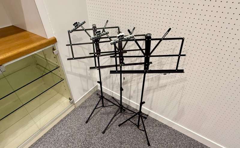【椅子や譜面台もご利用いただけます】