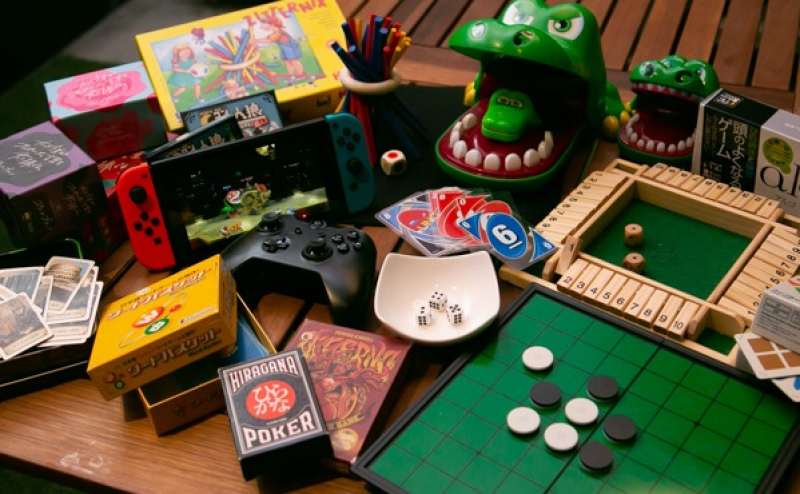 ゲーム類は無料貸し出し可能です。