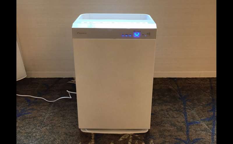 空気清浄機を設置しています