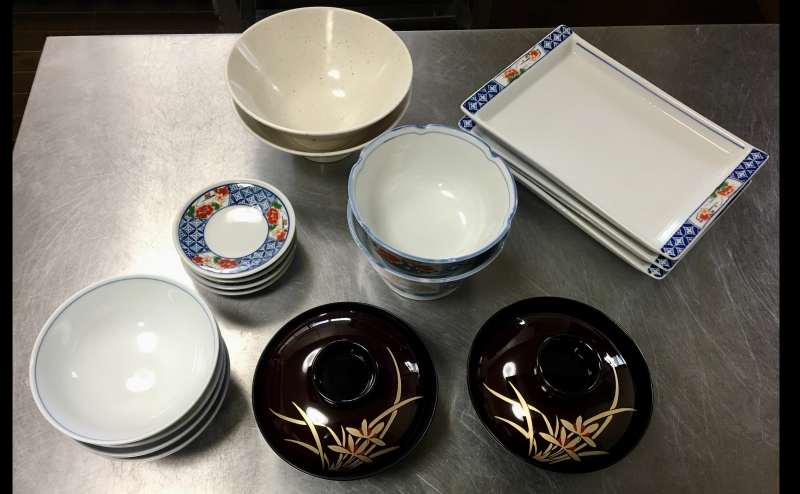 キッチン内の食器類も基本料金内でご利用いただけます。