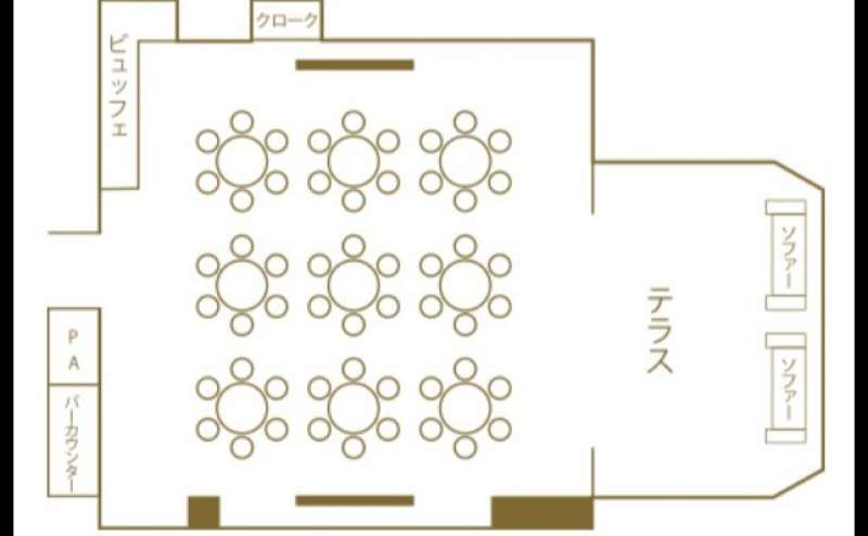 7Fグレースバリ～ザ・テラス　会場レイアウト