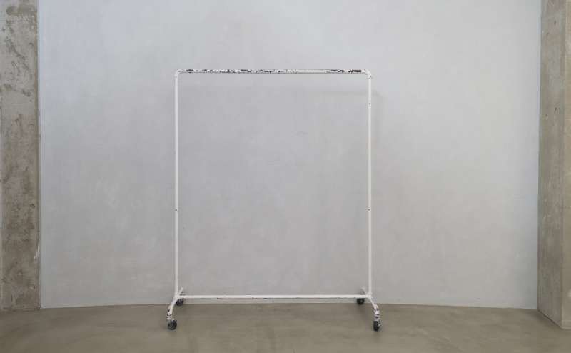 展示用ハンガーラック【ホワイト】｜幅：110cm / 高さ：149cm ×4