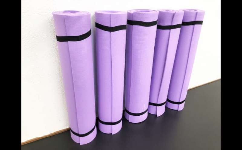 ヨガマット5枚（173cm×60cm、厚さ6mm）