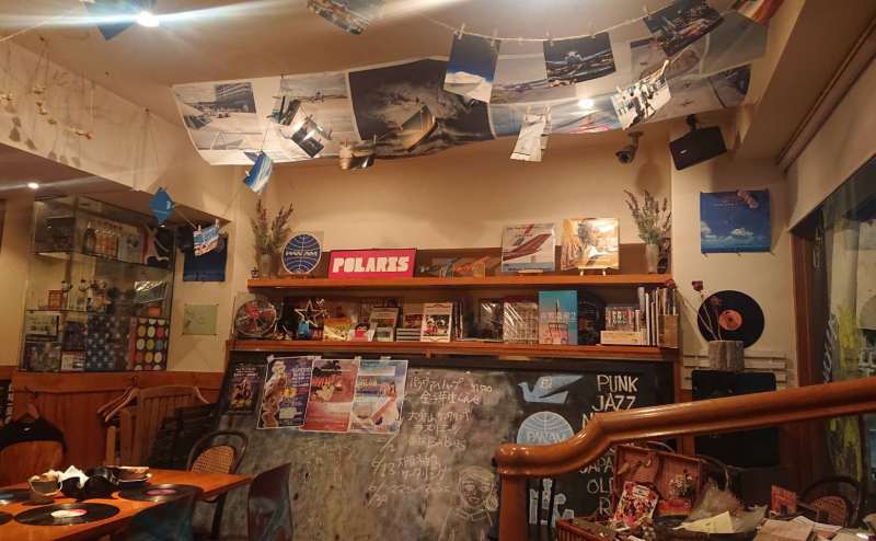 ヴィンテージに囲まれた空間