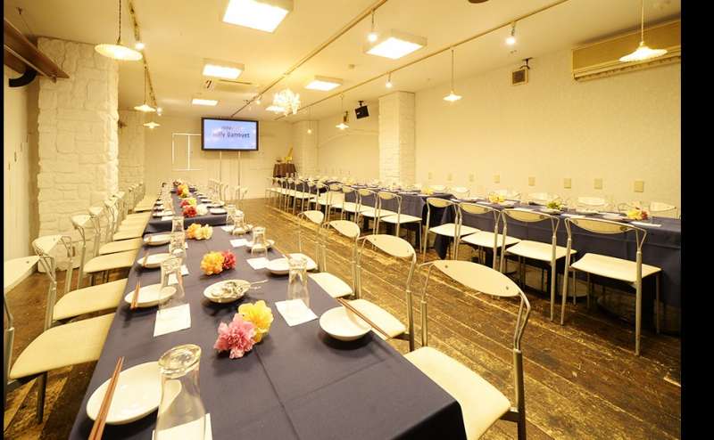 貸切リリーバンケット 栄 伏見店  イベント パーティー 二次会 街コン レンタルスペース マイク プロジェクター 音響設備