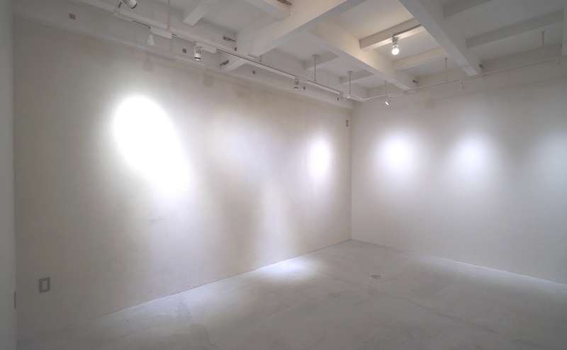 入口付近から#wall2と#wall3を見た眺め