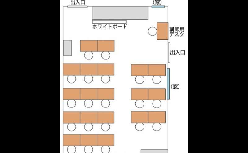 10名様程度でゆったりとご利用いただけます