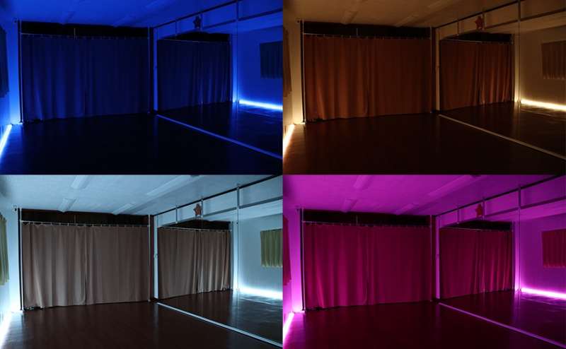 全16色のLEDライトでインスタ映え間違いなし！