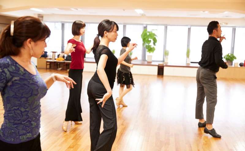 グループレッスン、舞台のリハーサルなどに