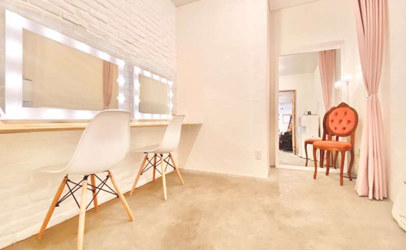 メイクルームを完備しております。