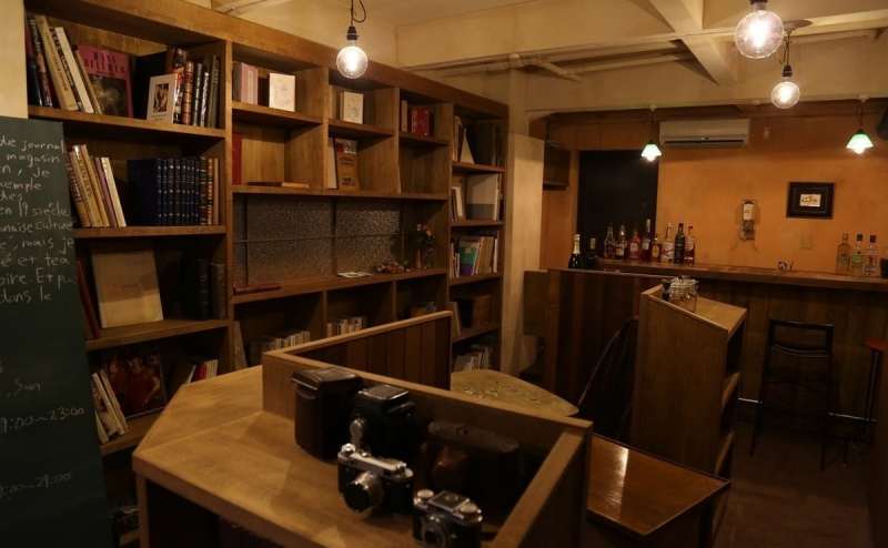 書斎の内観　入口側からの景観