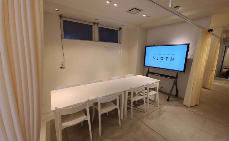 【渋谷区神南】コワーキング内8名席会議室 渋谷区役所前 COWORKING SLOTH内 Meeting　RoomA