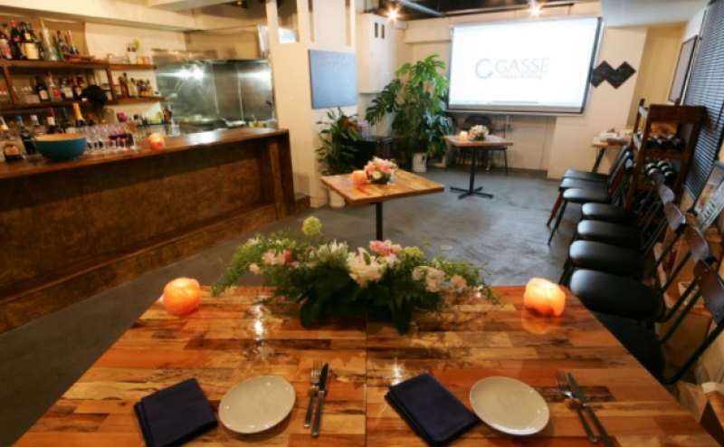 立食式パーティーにすると最大40名様まで使用可能です