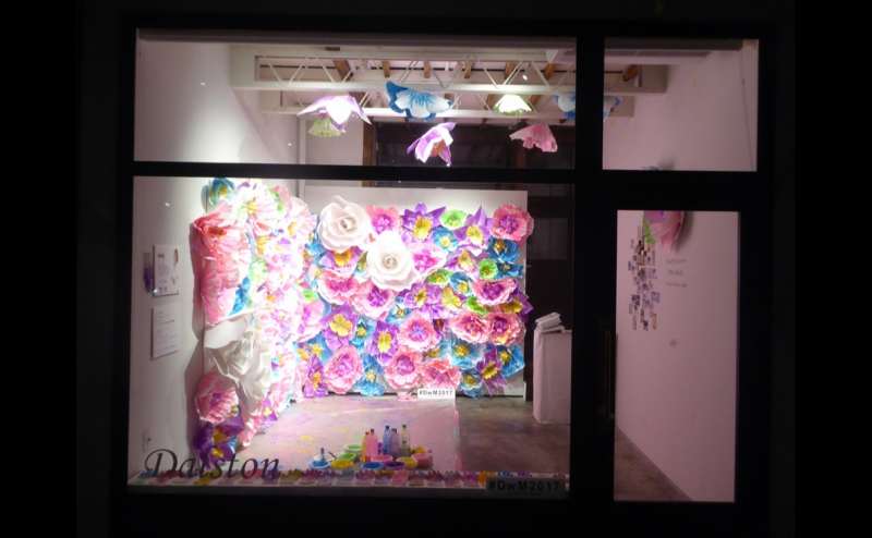 子供たちと行ったワークショップの展覧会の様子です