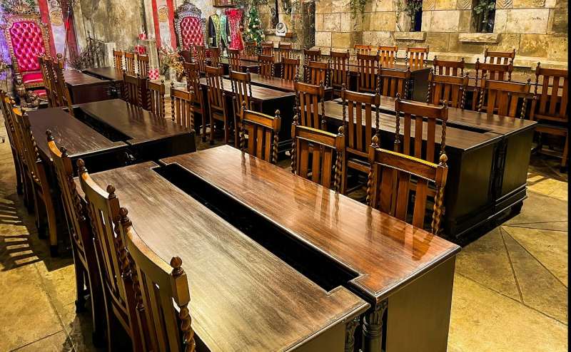 グループワーク向きの机の配置