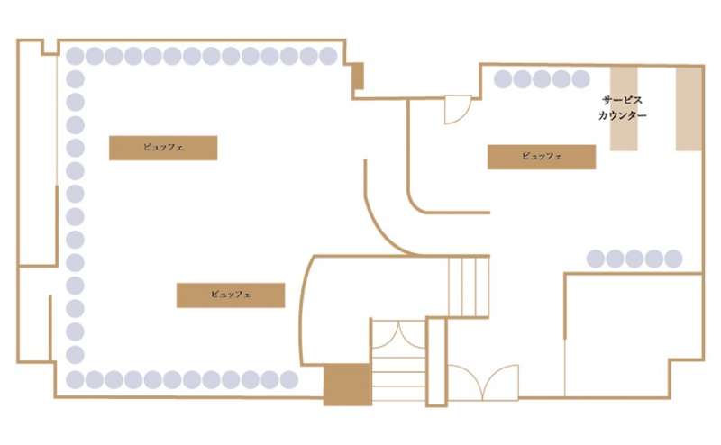 【半立食レイアウト】