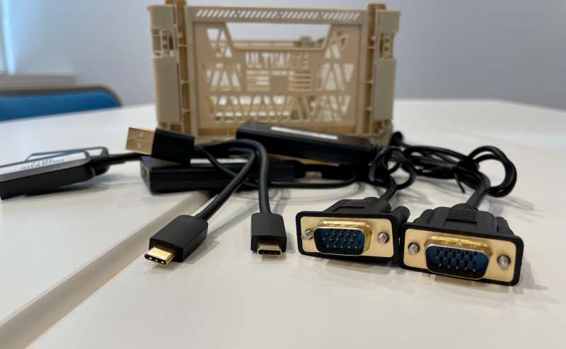 【HDMIへの変換機は、タイプCとVGAをご用意しています】 - TIME SHARING 六本木 第6DMJビル 4Eの写真