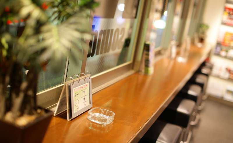 喫煙スペースです。