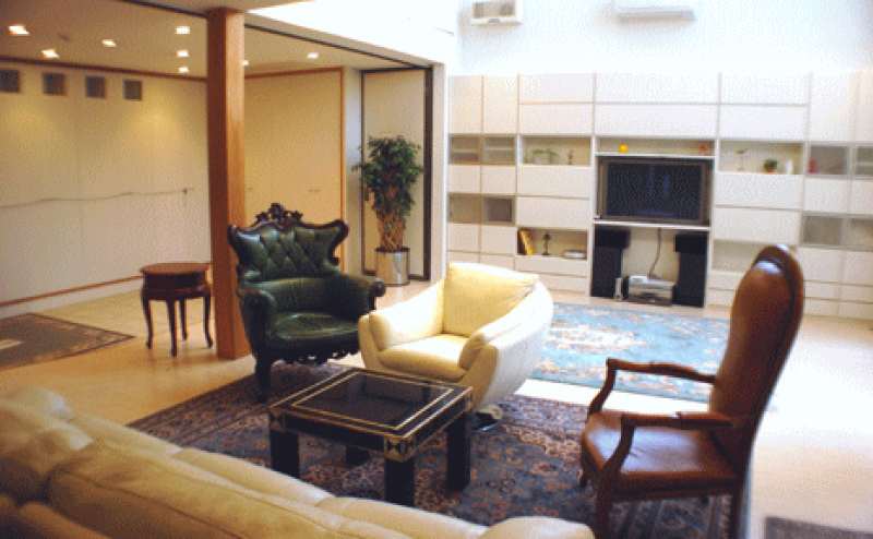 パティーション開閉