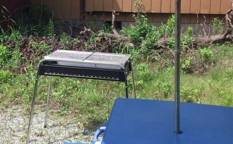 BBQグリルのレンタルも。炭（オプション）もご用意いたします