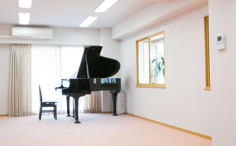 25畳の響きが良い空間です。