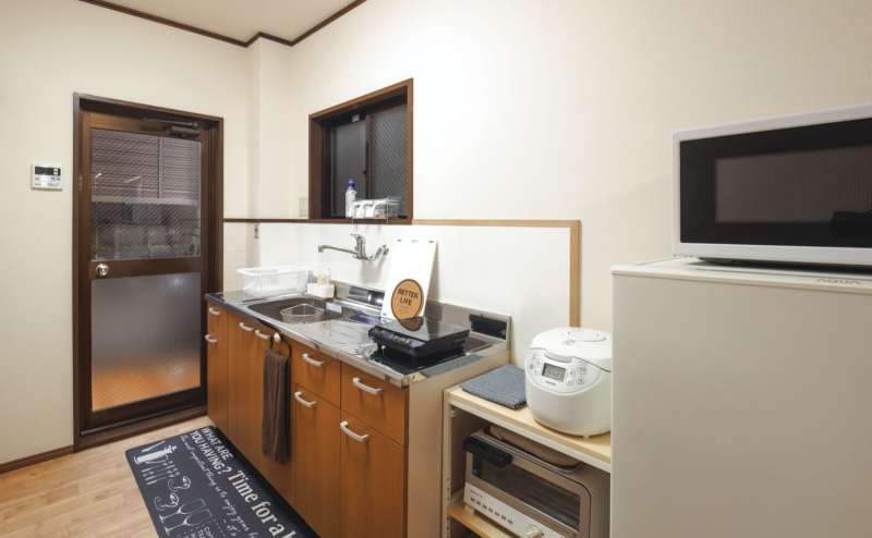 キッチンは無料設備です。ご自由にご利用ください