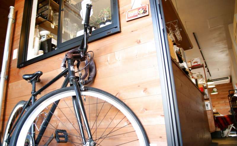 CAFE L'ETOILE DE MER　出入口の写真です