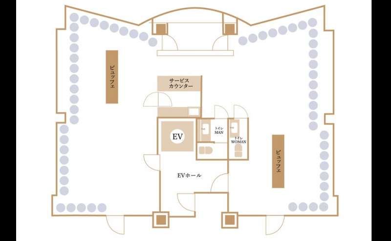 【半立食レイアウト】