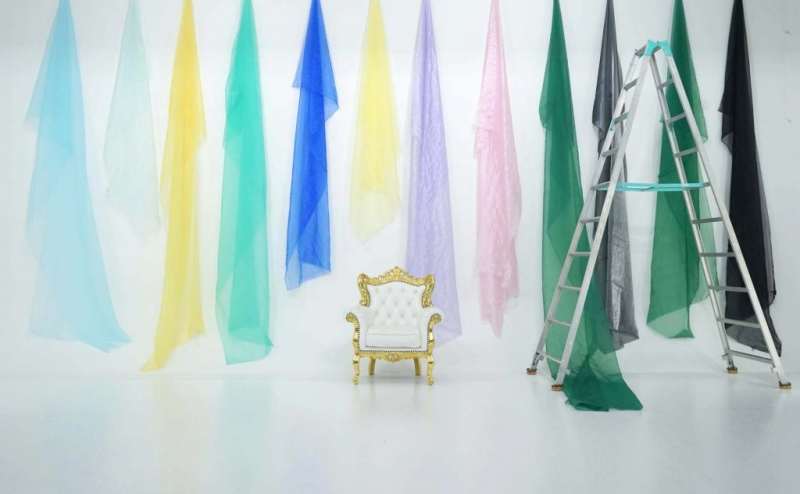 Bすたにはオーガンジーを各色完備。ご自由にご利用いただけます