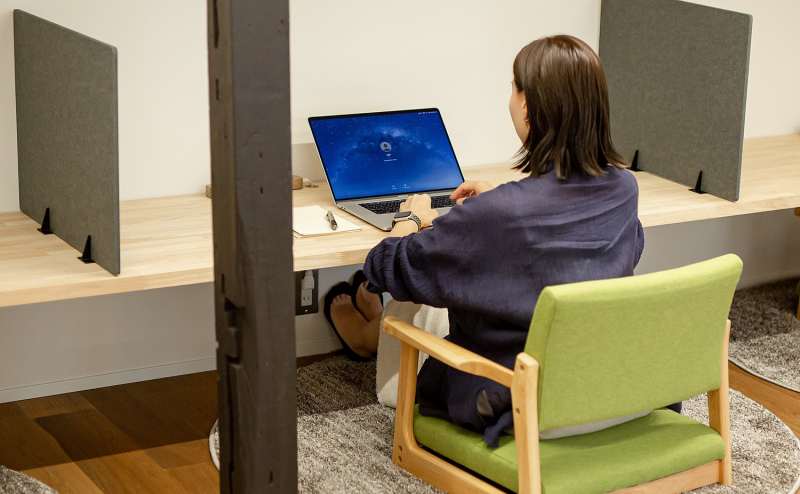 まるで家にいるようなワークスペース