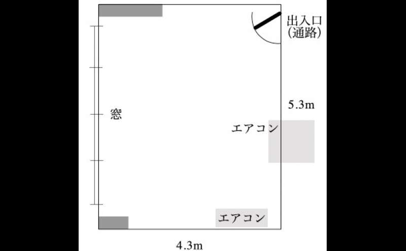 側面は全面が窓になっており、通路は非常口で開放することができます