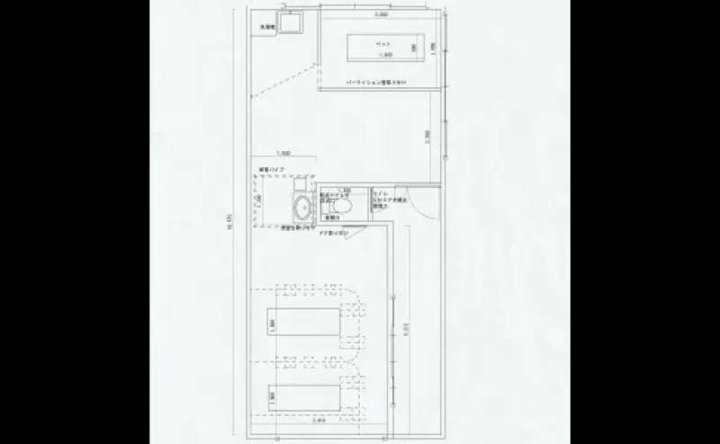 間取り図です。こちらは窓のそばにある一番奥の【ベッドA】です。他のベッドについては別プランからご予約ください