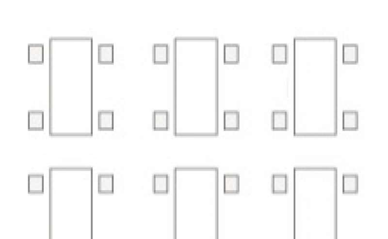 アイランド形式のレイアウトで研修会やグループワークに