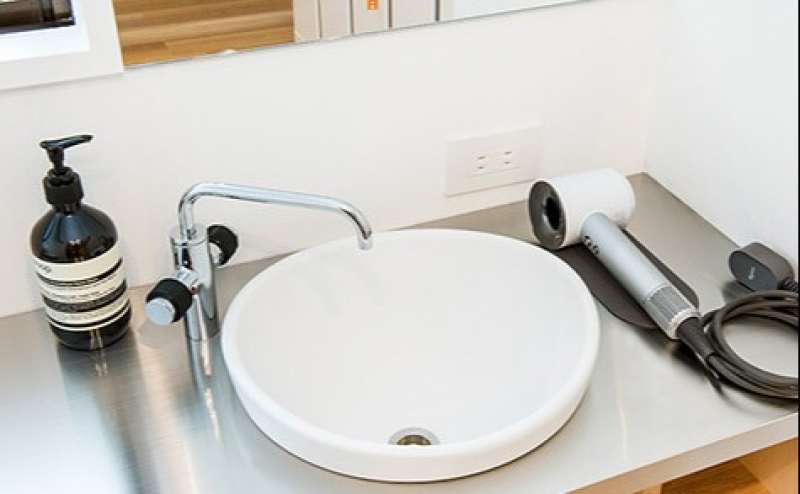 ハンドソープとヘアドライヤー