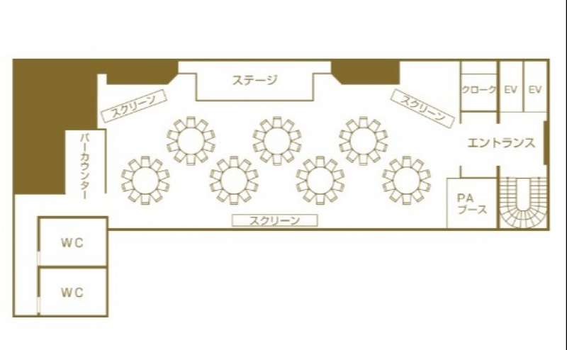 2Fグレースバリ　会場レイアウト