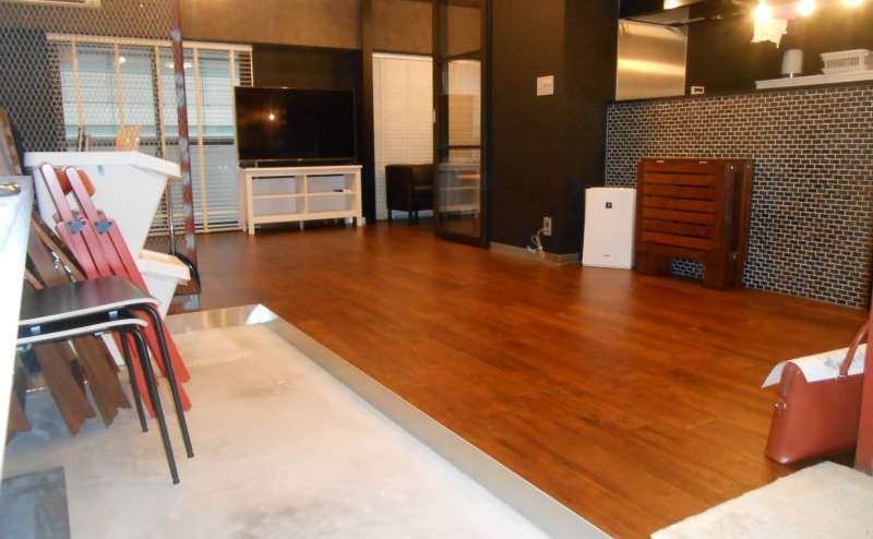 家具を端に寄せるとさらに広い空間としてご利用いただけます。