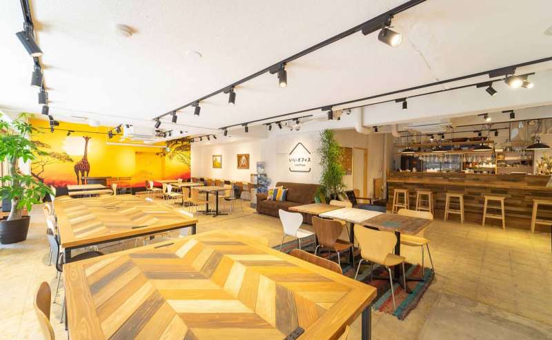 机の位置などはイベントに合わせてレイアウト可能！