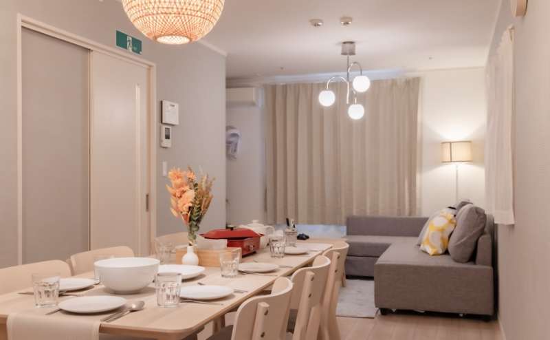 【NF1】野田駅から徒歩3分★ 定員人数12名！広々カウンターキッチン♪ Wi-Fi無料★女子会/ママ会/タコパ♪