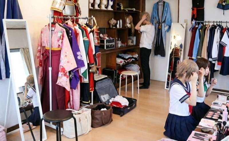 10畳の広い衣装部屋で着替えに便利です